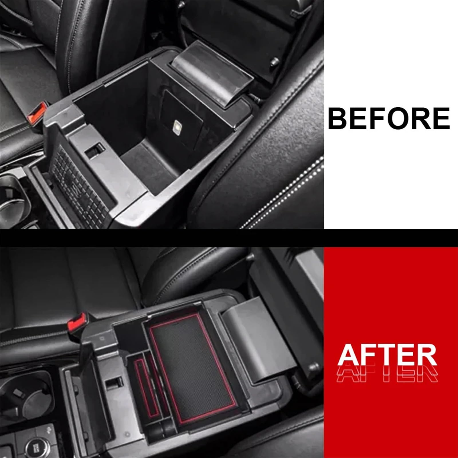 Center Organizer Storage Tray Compatible with Ford Explorer 2020-2024 Armrest