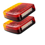 LED Waterproof Trailer Lights Kit Brake Tail Running License Lamp 12V RV Truck