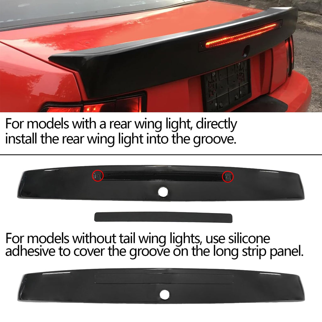 MUNALP Rear Spoiler for Ford Mustang 1999-2004 CBR Style Trunk Duck Spoiler