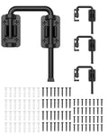 4 psc MeBantoo 2.36 Inch U Patio Sliding Door Loop Lock Latch - Stainless Steel