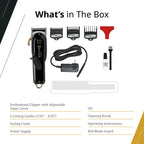 Wahl Professional 5 Star Cordless Senior Clipper, Precision Fade Blades, Metal