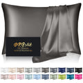 Silk Pillowcase for Hair and Skin, Mulberry Silk Pillow Cases Standard Size,