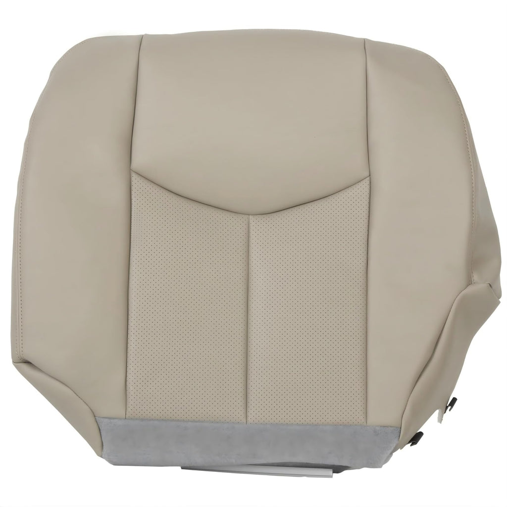 HLV-015 Tan 152 Driver Bottom Perforated Seat Cover，for 2003-2006 Cadillac