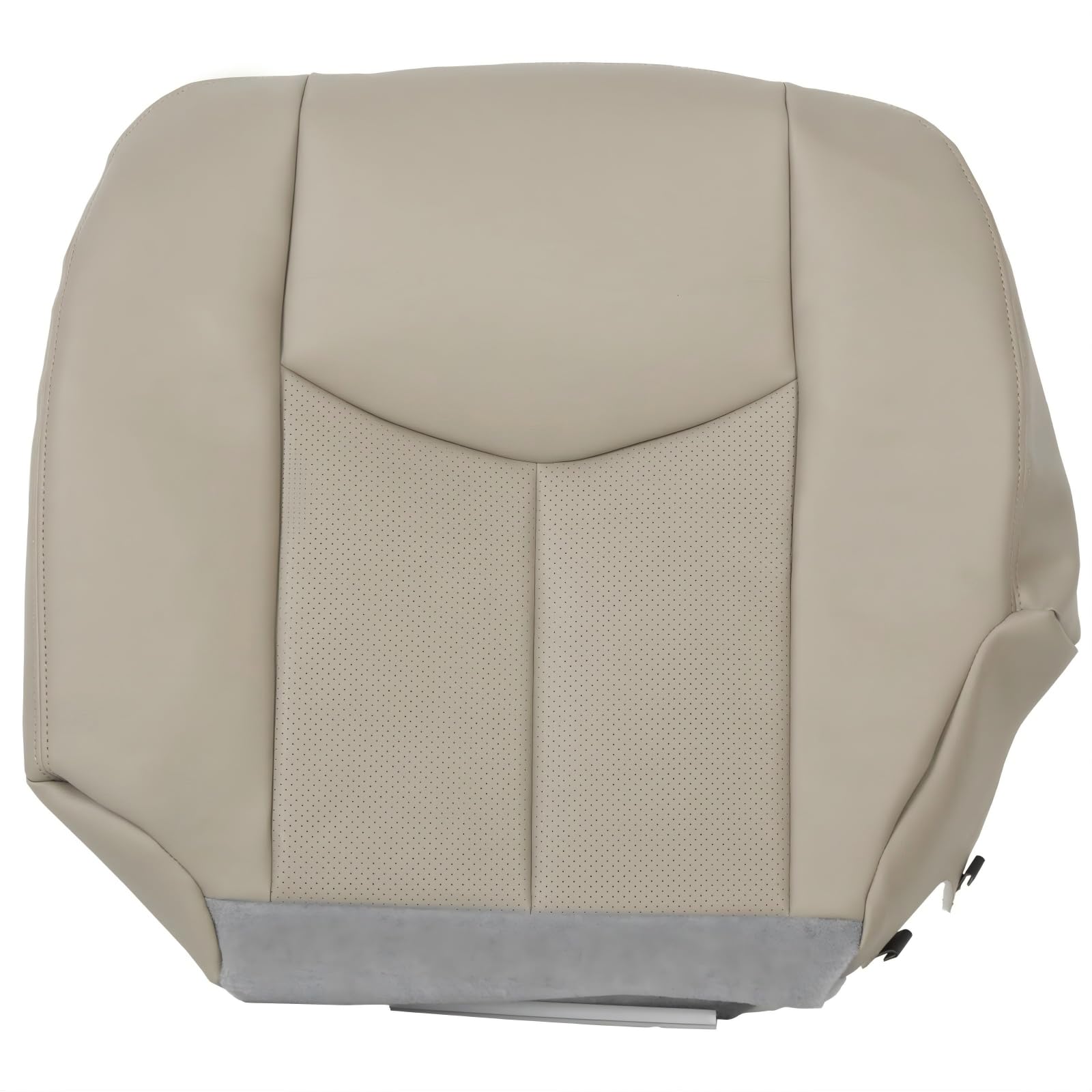 HLV-015 Tan 152 Driver Bottom Perforated Seat Cover，for 2003-2006 Cadillac