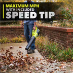 RYOBI ONEAND HP 18V BRUSHLESS Whisper Series 130 MPH 510 CFM Cordless Battery