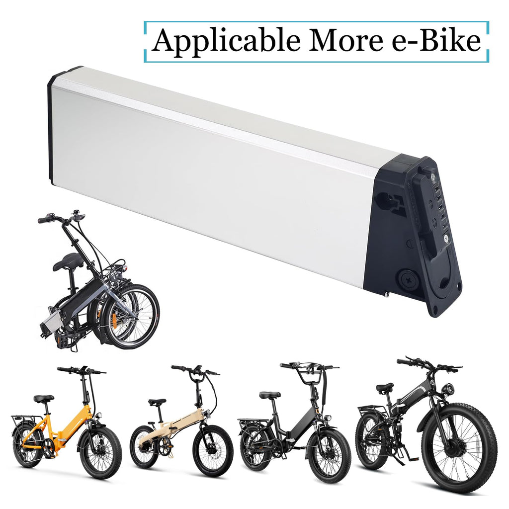Xiseny Ebike Battery Silver Fish 48V 13Ah/15Ah/, Electric Bike, Electric Bicycle