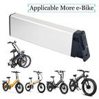 Xiseny Ebike Battery Silver Fish 48V 13Ah/15Ah/, Electric Bike, Electric Bicycle