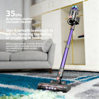 Cordless Vacuum Cleaner 550W 35KPa Stick Vacuum 50Min Runtime Pet Hair Carpet
