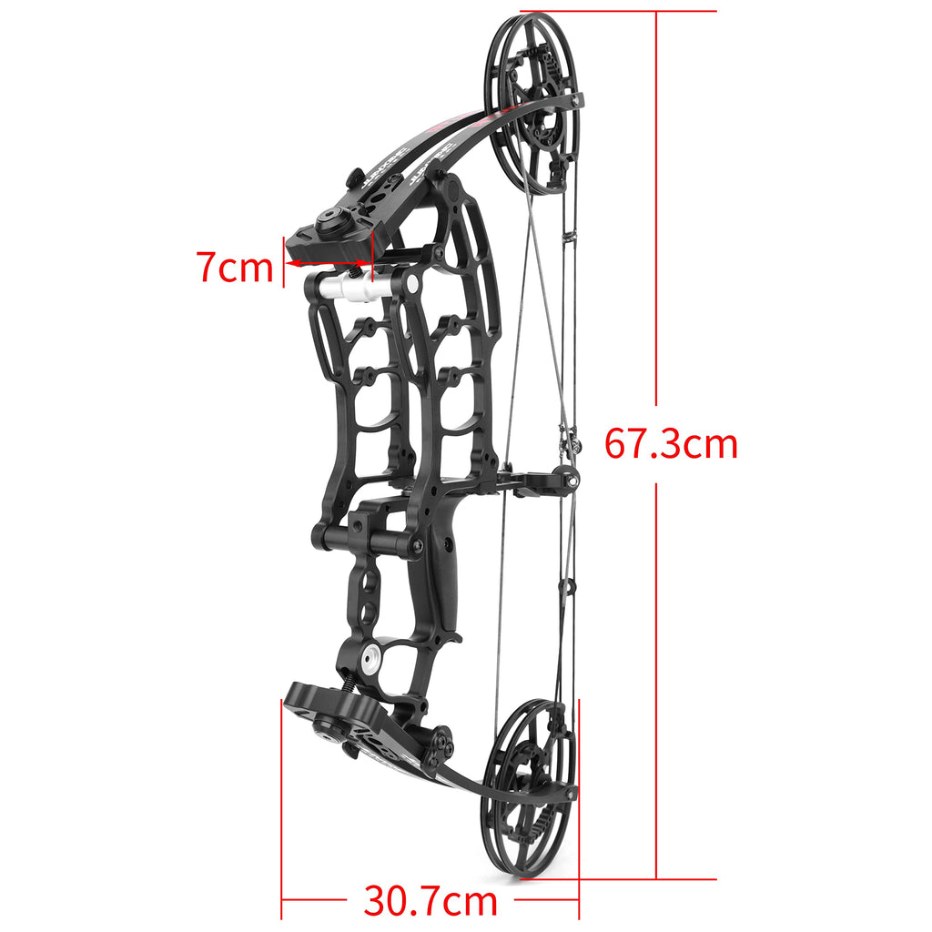 ZSHJGJR Compound Bow Dual-use for Arrows and Steel Ball,Hunting Bows,Limb Made