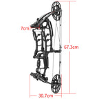 ZSHJGJR Compound Bow Dual-use for Arrows and Steel Ball,Hunting Bows,Limb Made