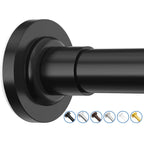 SUNALLY Shower Curtain Rod, Adjustable 32-89 Inch Spring Tension Shower Rods