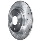 Detroit Axle - REAR Brake Kit for 2012-2018 Ford Focus Drilled & Slotted Disc