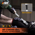 EWK Engine Cylinder Hone Tool 1-2.5 inch 3 Stone Adjustable Deglazer 220 Grit