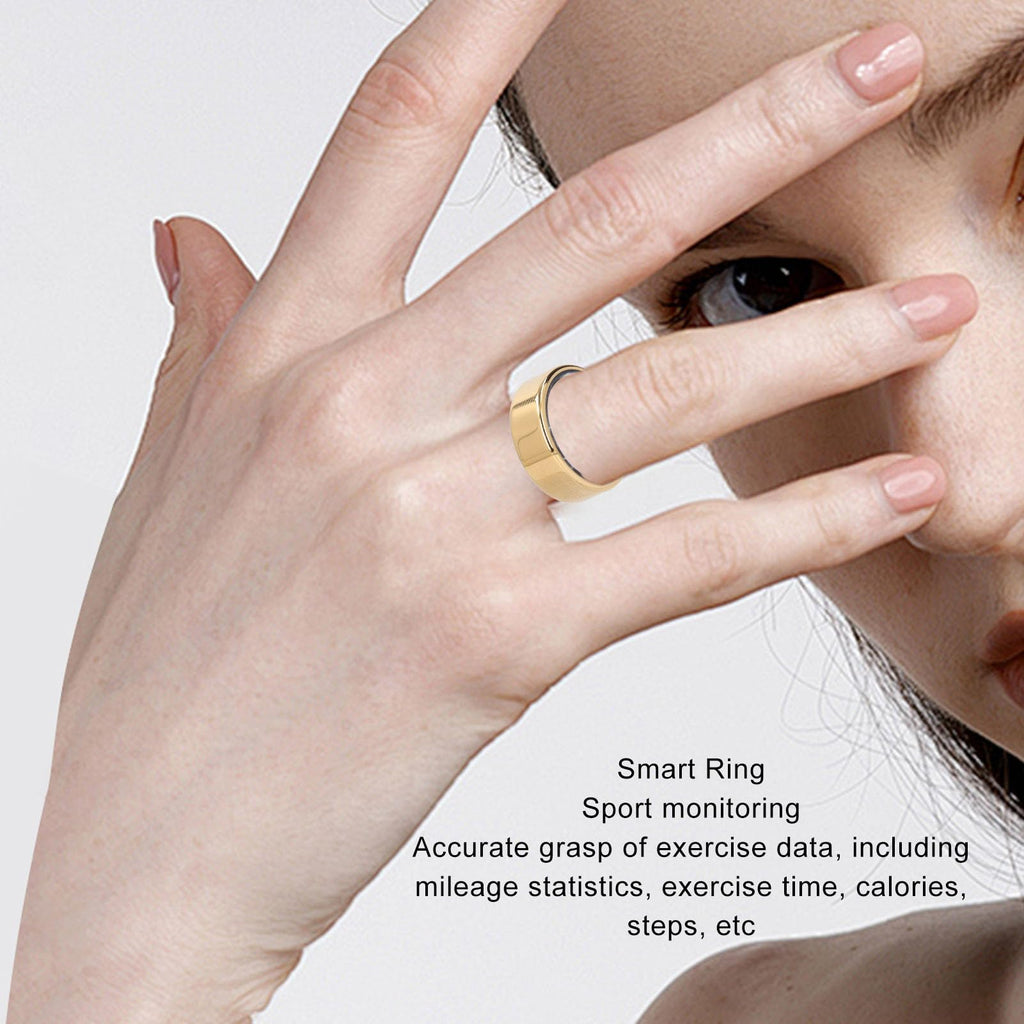 Smart Ring, Fitness Tracker with Remote Care, Step Counter, Calorie and Sleep