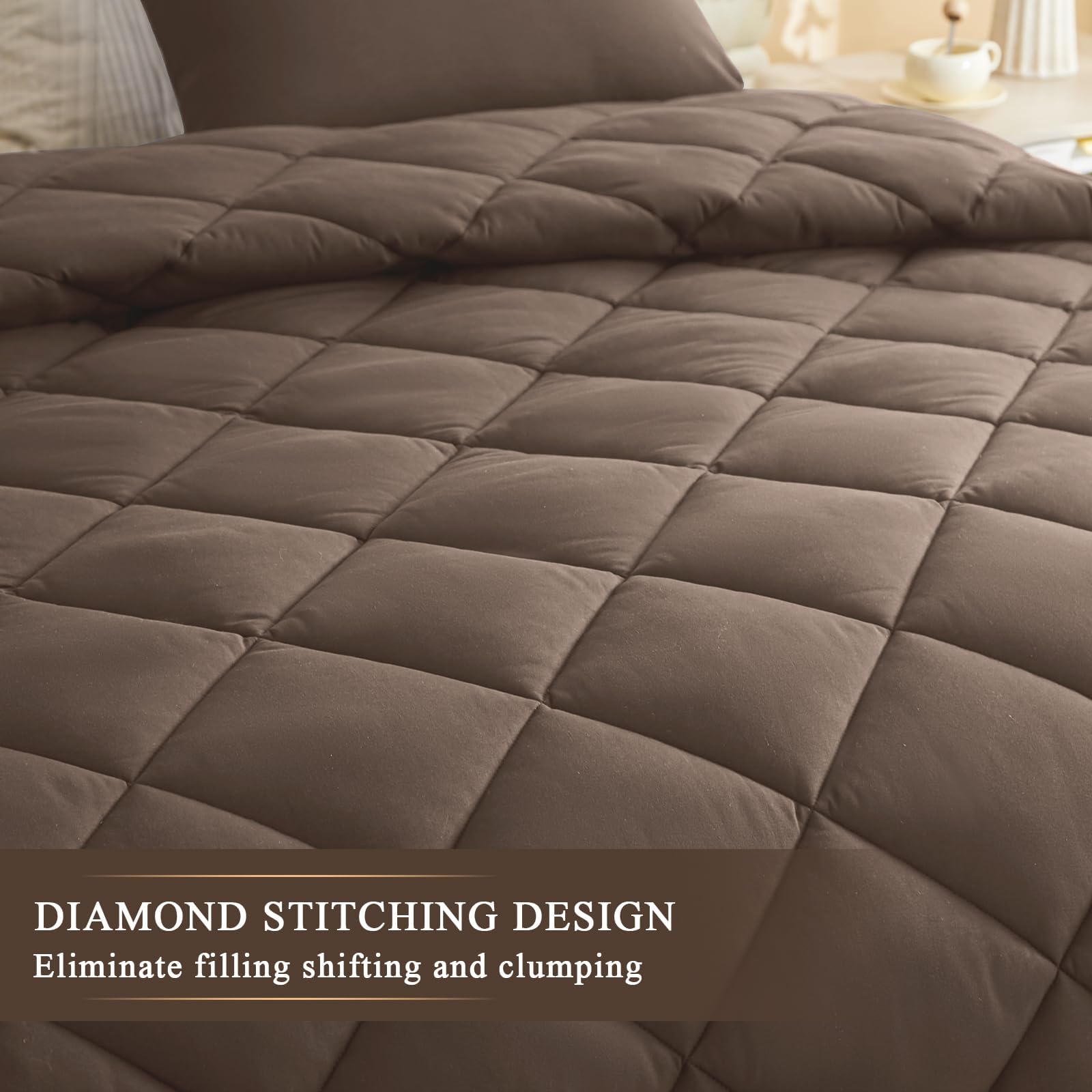 132x120 Super King Comforter, Extra Large King Size Comforter Oversized, All