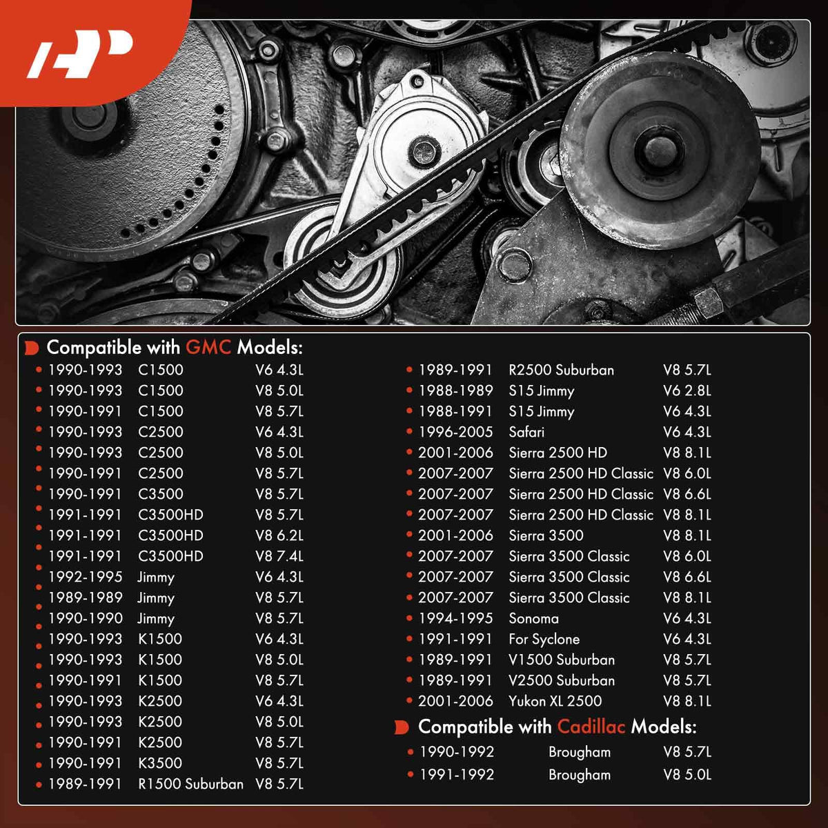 A-Premium Serpentine Belt 6-Rib 95.52 In