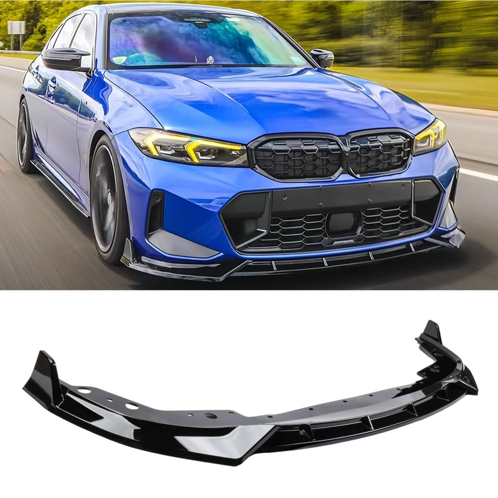 BMW G20 3 Series LCI Front Lip Splitter M Sport 2023-2026 Gloss Black Spoiler