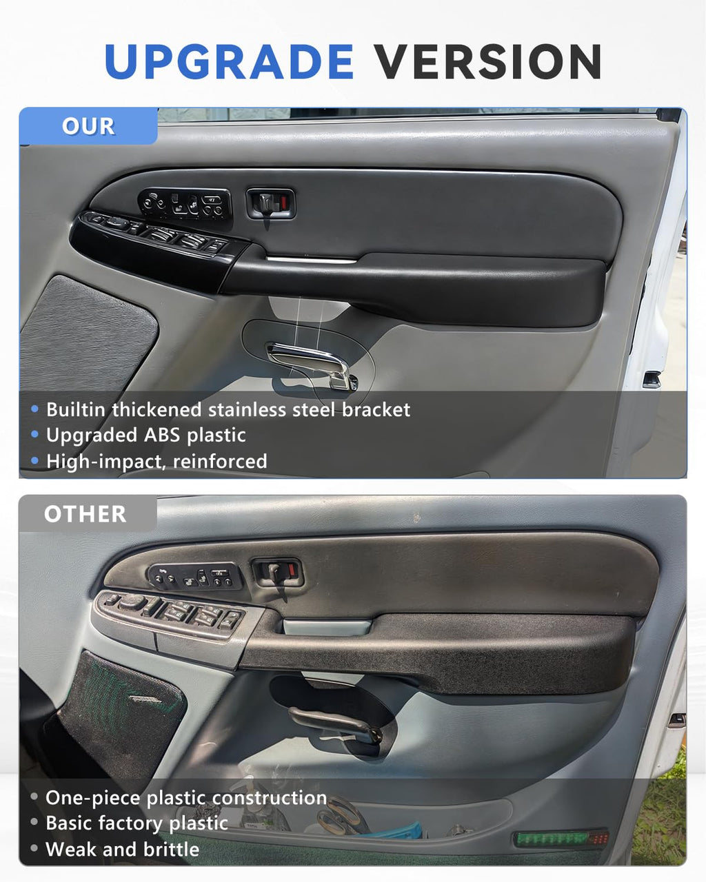 VANKUB Front Driver Side Door Armrest Handle for 1999-2006 Chevy Suburban