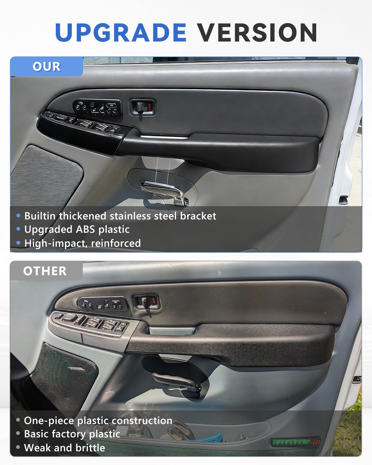 VANKUB Front Driver Side Door Armrest Handle for 1999-2006 Chevy Suburban