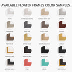 PIXY Canvas Floater Frame 24x24 Nordic White Oak for 1.5" Deep Canvas
