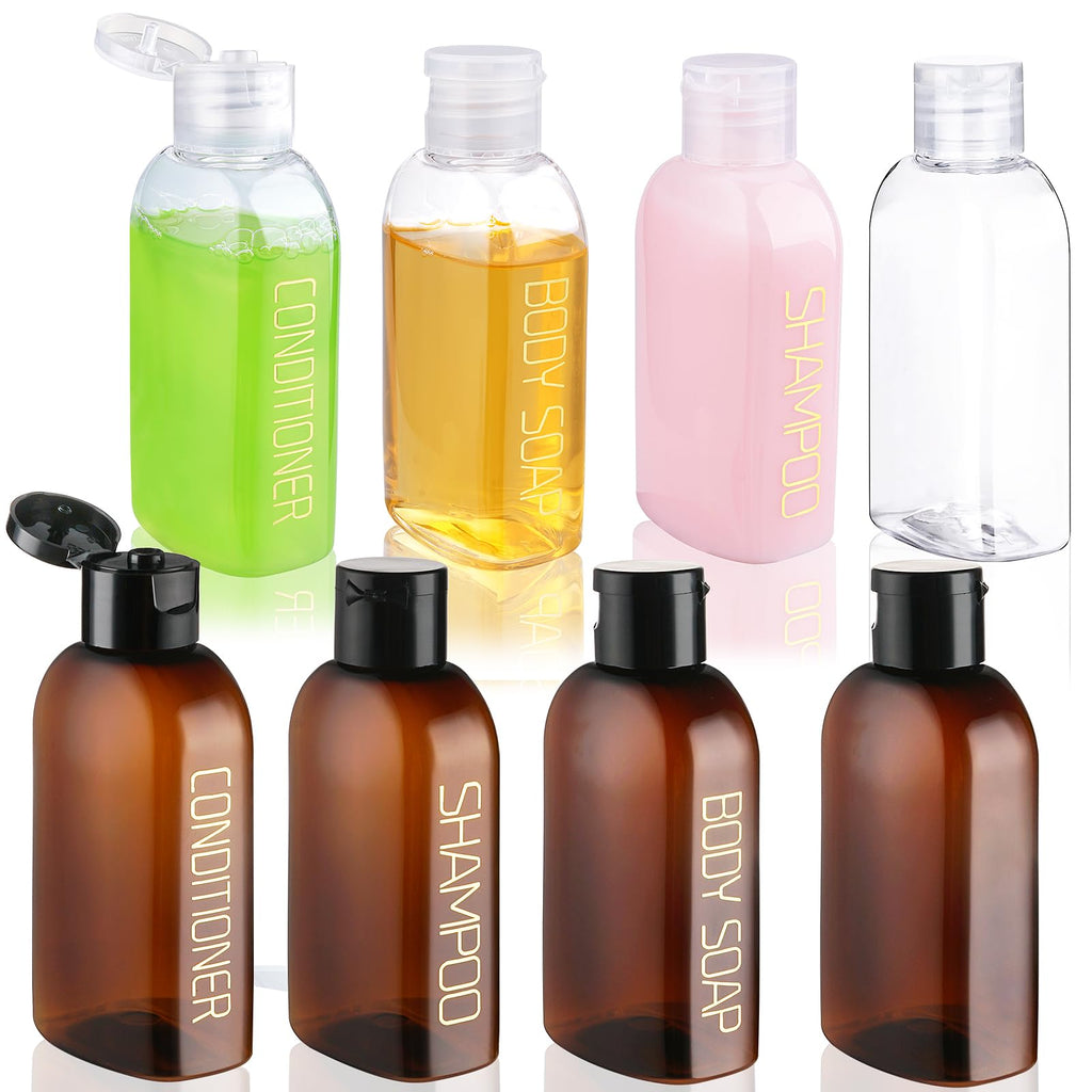 Cosywell Travel Bottles for Toiletries 8PCS 3.4oz TSA Approved Containers - Leak