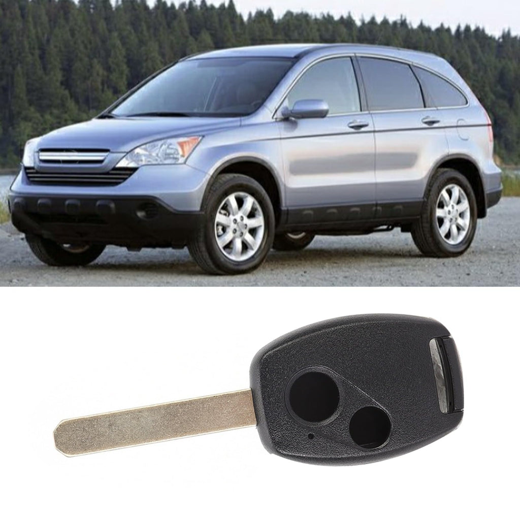 Rcniso Durable 2 Hole Buttons Car Key Shell Replacement for Car Keychain, Easy