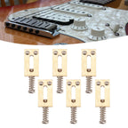 6pc Durable Brass Saddle Tremolo Bridge Electric Guitar Replacement