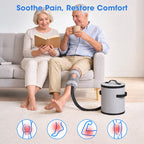 MQHOOB Ice Machine for Knee After Surgery, Programmable Timer & 4 Flow Settings,