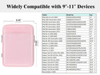 TiMOVO 9-11" Tablet Sleeve Bag for iPad 11-inch A16 2025, iPad 10.9"/10.2"| Air