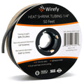 Wirefy | Heat Shrink Tubing - 1/2" inch - 3:1 Ratio - Adhesive Dual Wall