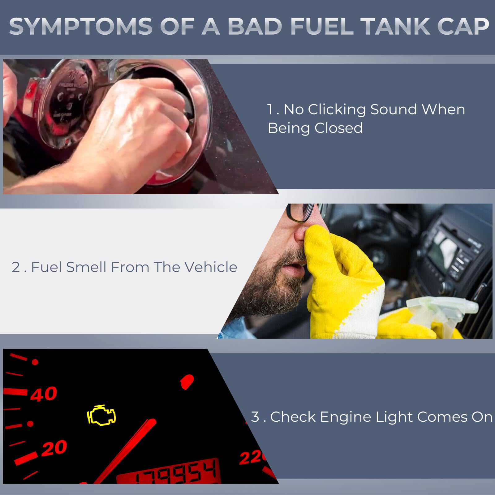 Gas Fuel Cap for 2004-2020 Kia Hyundai Elantra Sonata Soul Sorento 31010-3L600U