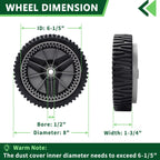 532401274 Front Drive Wheels Fit for Husqvarna AYP Craftsman HU Mower for HU