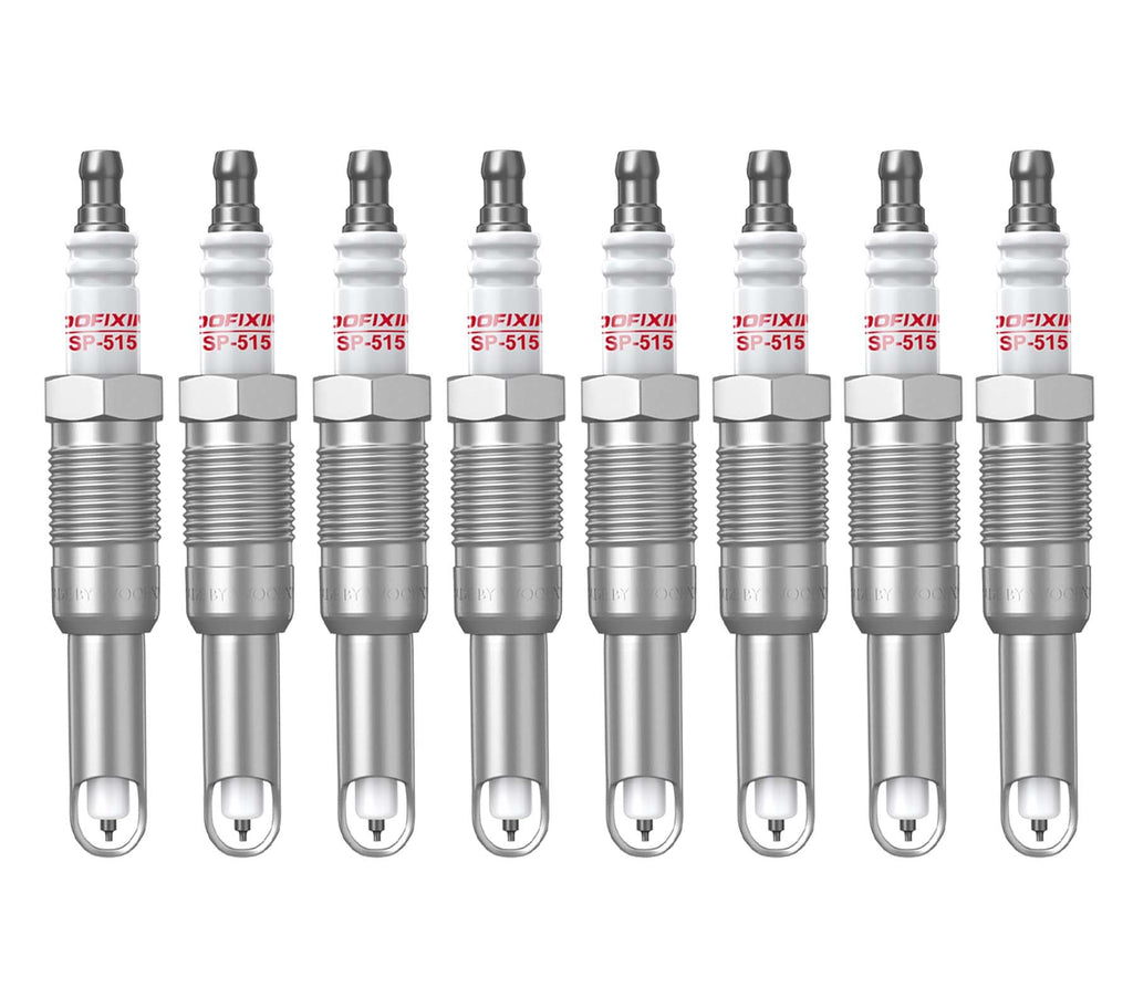 8X Spark Plugs SP515 SP546 Compatible with Ford F-150 5.4L, Expedition 1997-2014,F-250 F-350 Super Duty 4.6L 5.4 6.8L V8