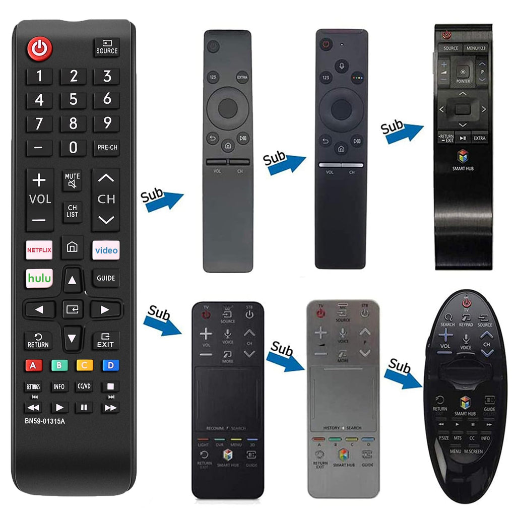 Universal Remote Control for All Samsung TV Remote Compatible All Samsung LCD