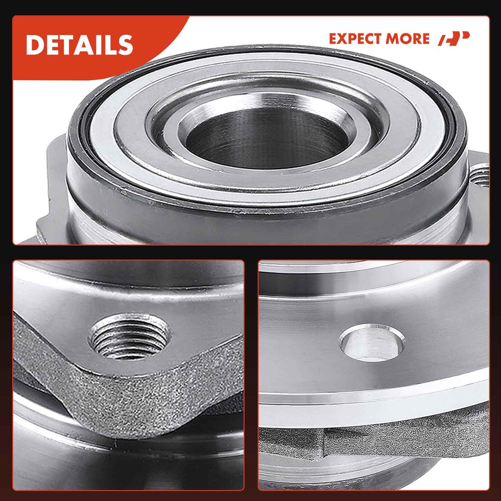 2 Pack A-Premium Front Wheel Bearing Hub Compatible Dodge Ram 2500 1994-1999
