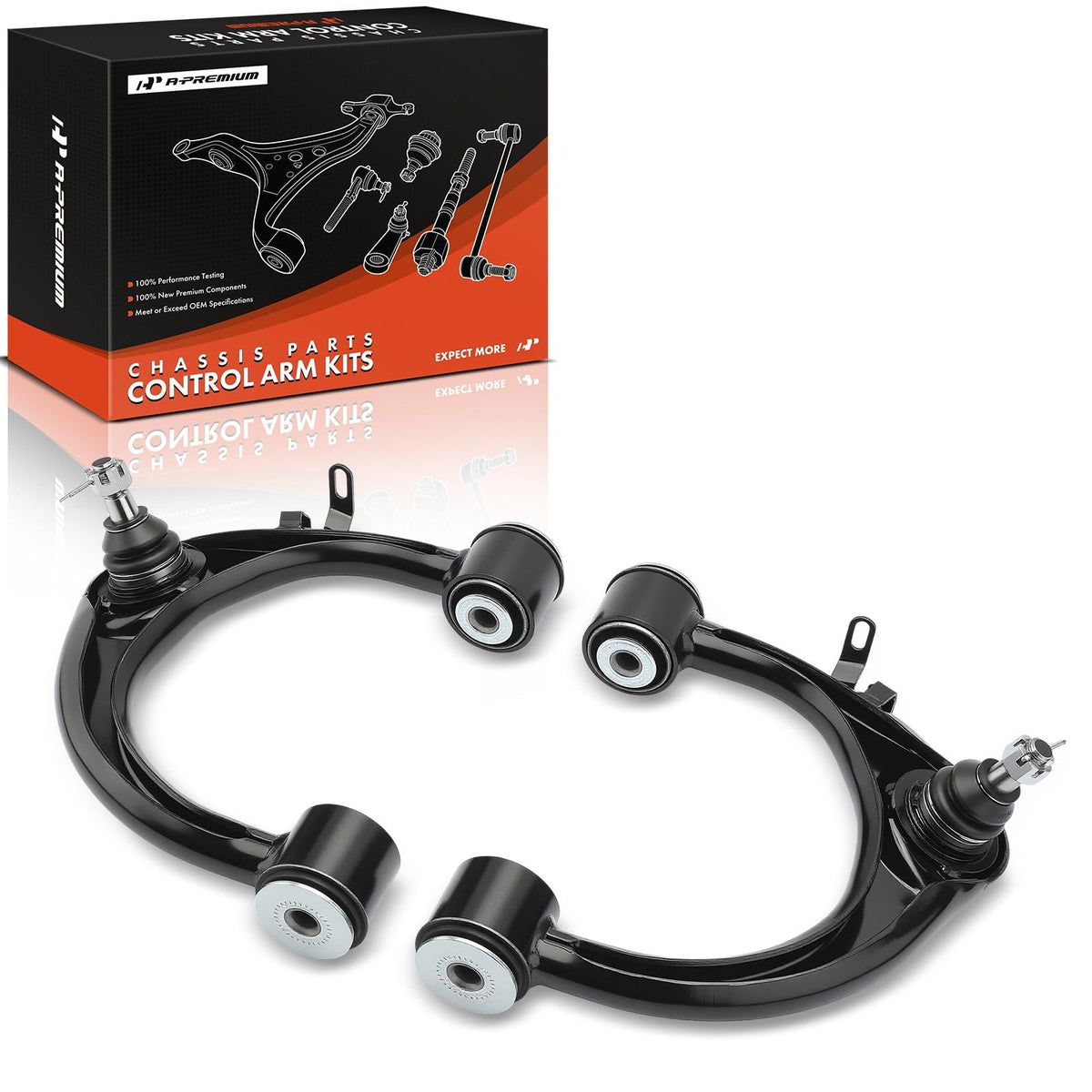 A-Premium 2-Pack Front Upper Control Arms, with Ball Joint & Bushing