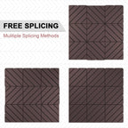 VANCASTLE 36 Pack Interlocking Deck Tiles, 12"x12" Patio Pavers, Heavy Duty