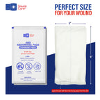 20-Pack GauzeCare Sterile Abdominal Pads 5x9 inch | Extra Absorbent & Thick,