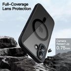 JETech Case for iPhone 17 6.3-Inch with Built-in Tempered Glass Screen Protector
