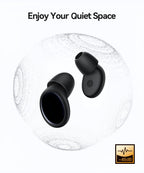 45dB Noise Cancelling Ear Plugs for Sleep Reusable Silicone Earplugs Concert