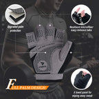 ATERCEL Weight Lifting Gloves Full Palm Protection, Workout Gloves for Gym,