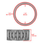 Caltric Starter Clutch One Way Bearing Compatible with Suzuki Gsx1300R Gsx-1300R Hayabusa 1300R 1999 2000 2001 2002 2003
