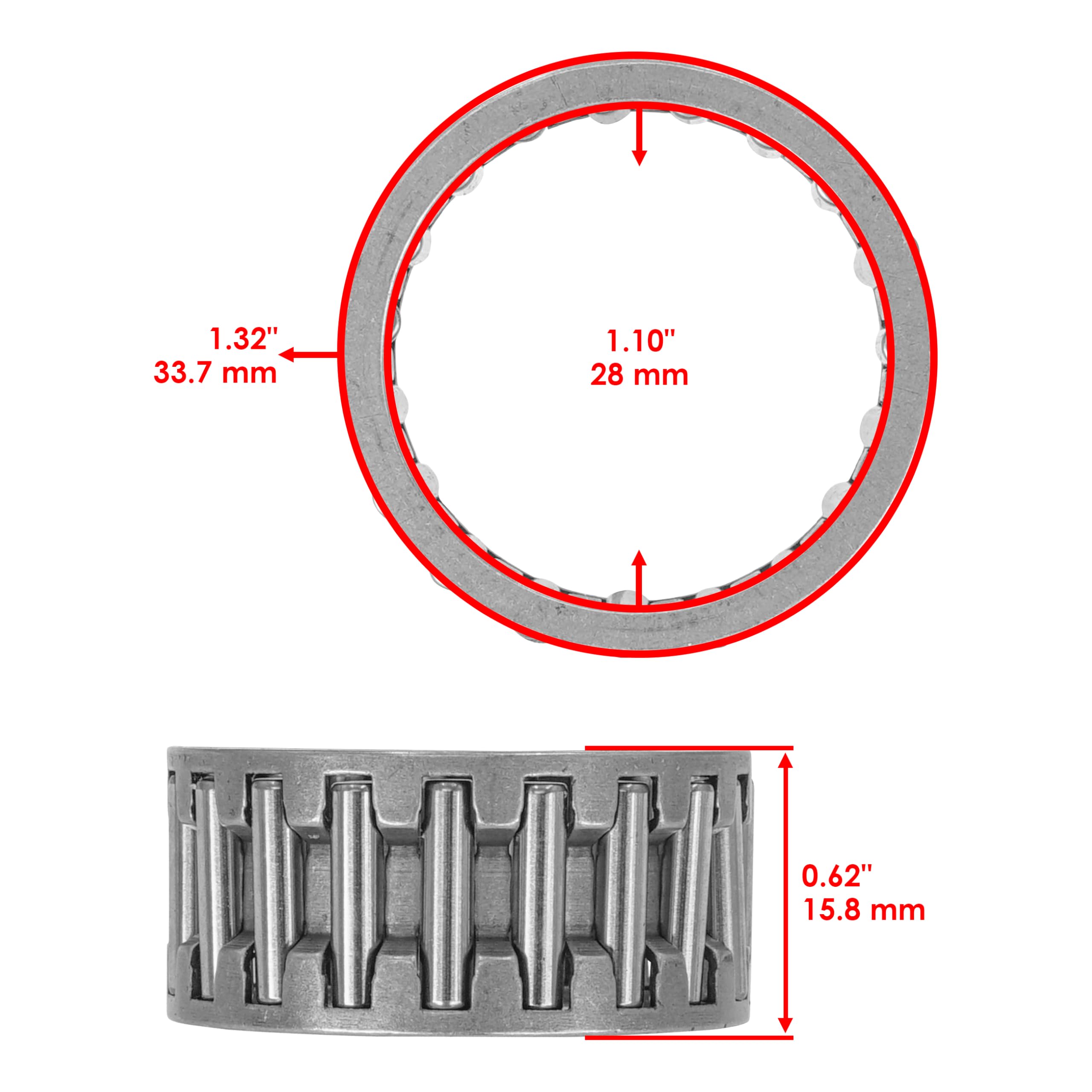 Caltric Starter Clutch One Way Bearing Compatible with Suzuki Gsx1300R Gsx-1300R Hayabusa 1300R 1999 2000 2001 2002 2003