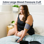 Extra Large Blood Pressure Cuff for Big Arms, XXL Bp Cuff(40-66cm) - 6 Different