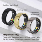 Smart Ring, Fitness Tracker with Remote Care, Step Counter, Calorie and Sleep
