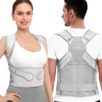 Back Posture Corrector Support for Women Gray, Small Posture Brace for Men -