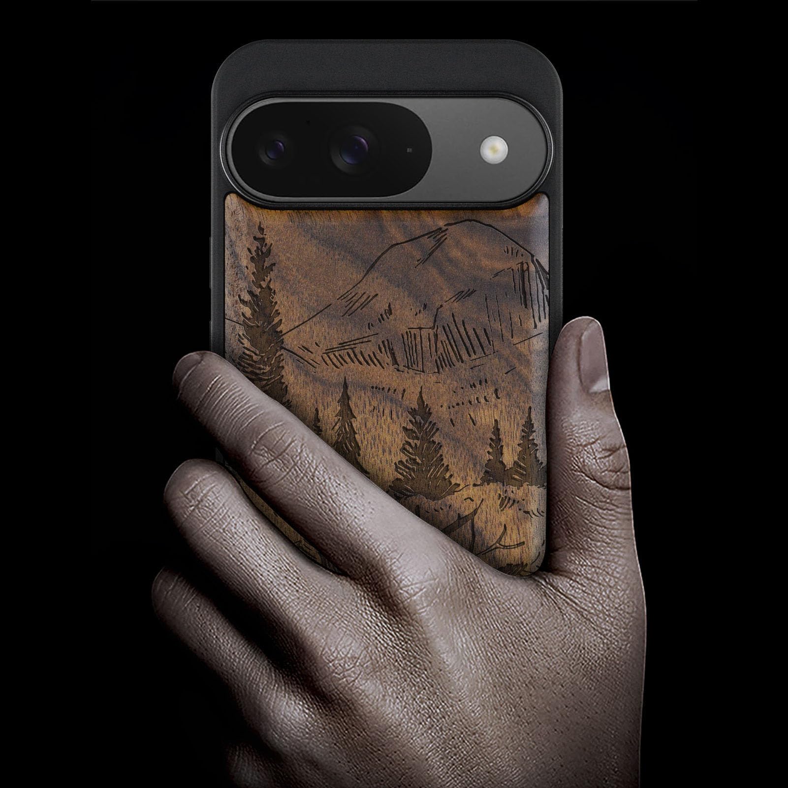 Carveit Magnetic Wooden Case for Google Pixel 9 Case, Wood Artisan Engraved &
