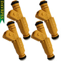DAVRPES 4Pcs 0280155710 0280155700 Fuel Injectors 4 Holes Disc Engine Fuel Spray