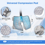 MQHOOB Ice Machine for Knee After Surgery, Programmable Timer & 4 Flow Settings,
