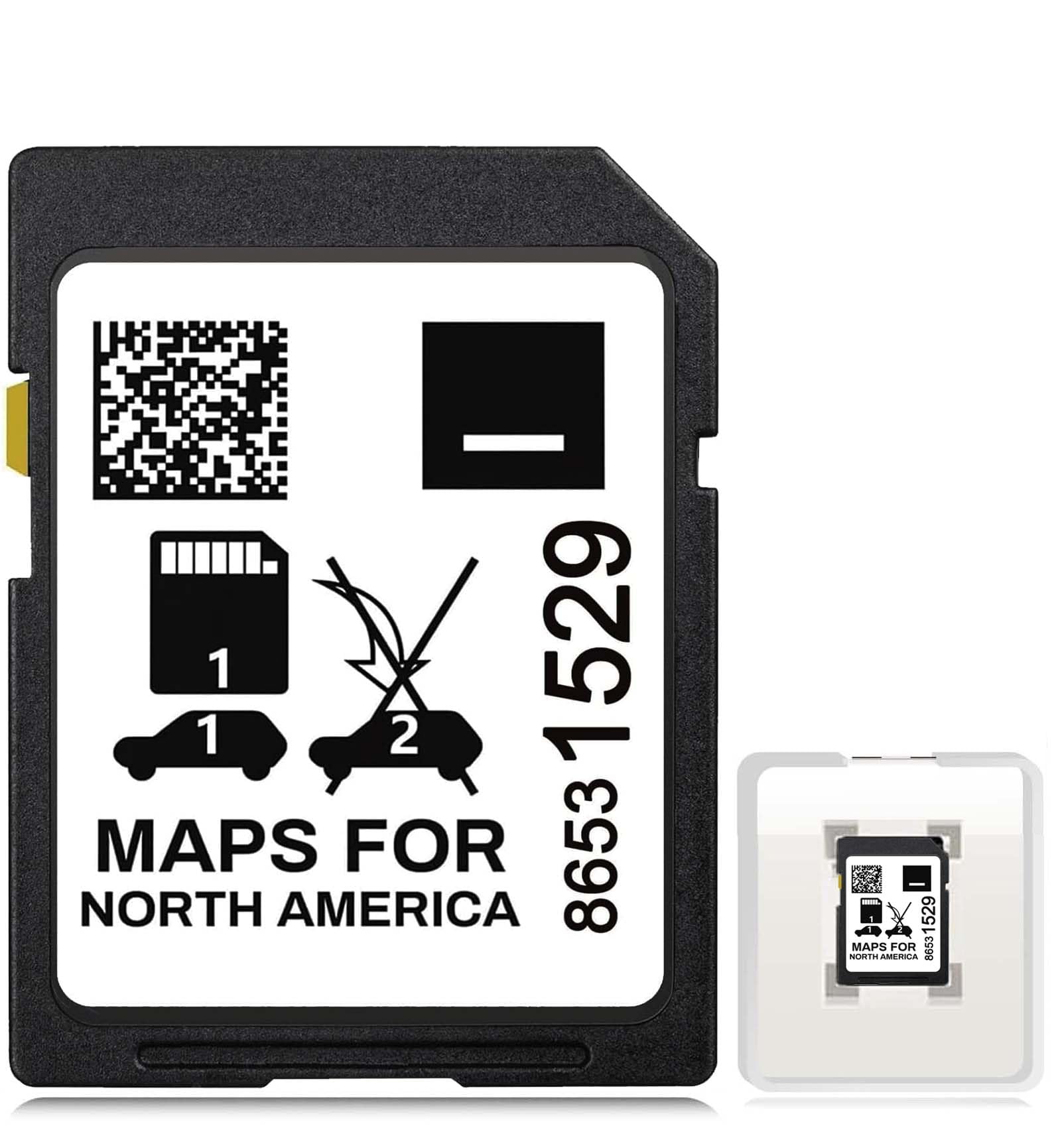 Latest Version Navigation SD Card Compatible with GM Vehicles, 86531529 Map